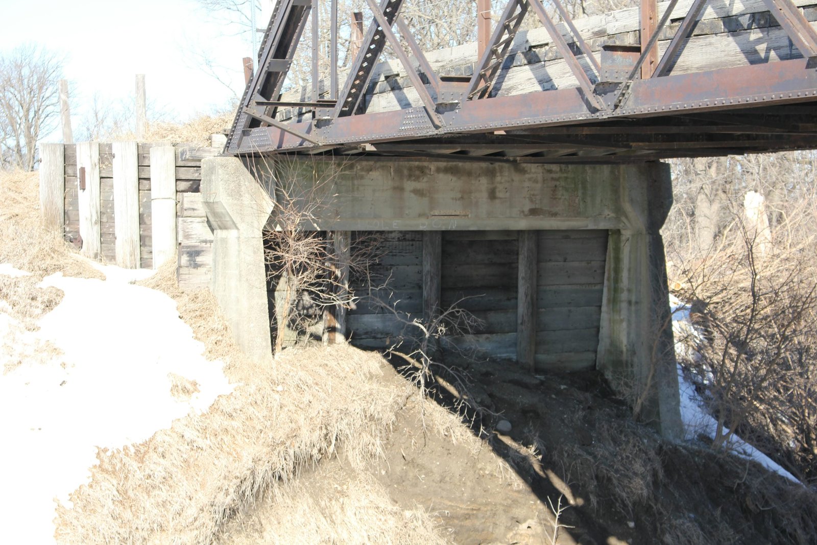 West abutment